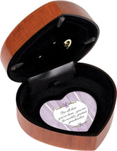 Load image into Gallery viewer, Music Box - Grandma - Music: Wind Beneath my Wings - Wood - Heart Shaped