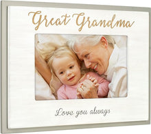 Load image into Gallery viewer, Picture Frame - Great Grandma - Cream with Gold and Black Text