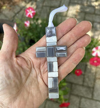 Load image into Gallery viewer, Ornament - Next Chapter - Handmade Glass Cross
