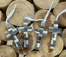 Load image into Gallery viewer, Ornament - Next Chapter - Handmade Glass Cross