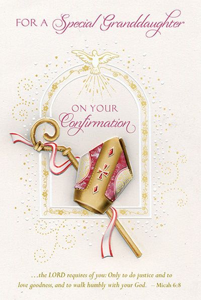 Greeting Card - Granddaughter Confirmation – The Remembrance Center