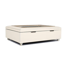 Load image into Gallery viewer, Music Box - First Communion - Song: Ave Maria - Distressed Cream with Antique Silver Inlay