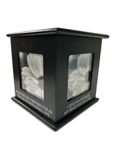 Load image into Gallery viewer, Photo Cube - "My Love..." - Black - Floral - 4" X 4" Photos (4) - 7" Cube Overall