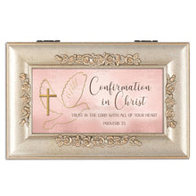 Load image into Gallery viewer, Music Box - Confirmation - Song: Amazing Grace - Antique Silver Tone