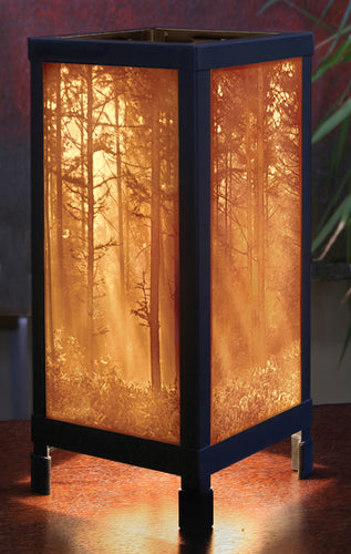 Luminaire Lamp - Woodland Sunbeams - Lithophane Panels - 13.25