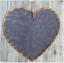 Load image into Gallery viewer, Ornament - Memorial - "Leaving you my Heart" - Handmade Iridescent Glass - Pink or Blue