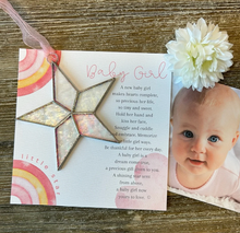 Load image into Gallery viewer, Ornament - New Baby - "Little Star" - Girl/Boy Variations