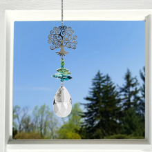 Load image into Gallery viewer, Suncatcher - Crystal Wonders - Crystal Fantasy Tree of Life - 9"