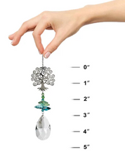 Load image into Gallery viewer, Suncatcher - Crystal Wonders - Crystal Fantasy Tree of Life - 9"