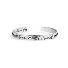 Load image into Gallery viewer, Bracelet - Loving Memories - Silver Band