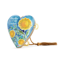 Load image into Gallery viewer, Art Heart Music Box - Daughter - "You Are My Sunshine" - Table Sitter