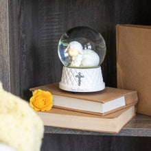 Load image into Gallery viewer, Snow Globe - Lamb - Music: "Jesus Loves Me" - 5.5" H