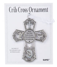 Load image into Gallery viewer, Ornament - Cross - "Bless this child..." - Multiple Colors Available