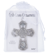 Load image into Gallery viewer, Ornament - Cross - "Bless this child..." - Multiple Colors Available
