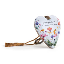 Load image into Gallery viewer, Art Heart - "Follow Your Heart" - Table Sitter