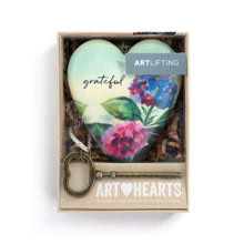 Load image into Gallery viewer, Art Heart - "Grateful" - Table Sitter