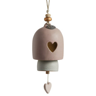 Inspired Bell - Mom - Hanging Decoration - Ceramic and Metal