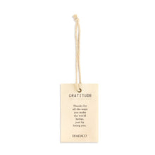Load image into Gallery viewer, Inspired Bell - Gratitude - Hanging Decoration - Ceramic and Metal