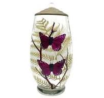 Load image into Gallery viewer, Lifetime Oil Candle - Brandy Vase - 10.5" H - Multiple Style Options