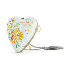 Load image into Gallery viewer, Art Heart Music Box - Friendship - "That's What Friends are For" - Table Sitter
