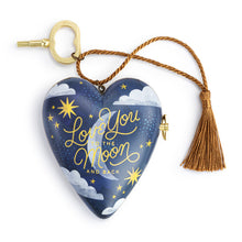 Load image into Gallery viewer, Art Heart Music Box - Love - "Fly me to the Moon" - Table Sitter