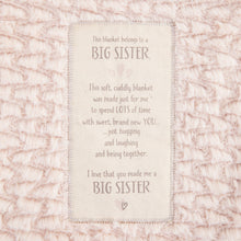 Load image into Gallery viewer, Blanket - Big Sister - Polyester - Light Pink - 50" X 60"