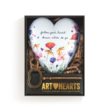Load image into Gallery viewer, Art Heart - "Follow Your Heart" - Table Sitter