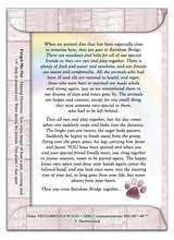 Load image into Gallery viewer, Pet Loss - Forget-Me-Not seeds with Rainbow Bridge Poem