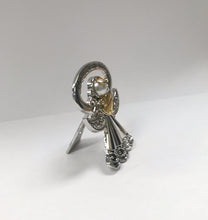 Load image into Gallery viewer, Traveling Bedside Angel - 1st Communion - Rhodium/18K Gold Plate - 2.5"