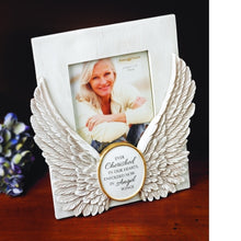 Load image into Gallery viewer, Memorial Picture Frame - Angel Wings - "Ever Cherished in Our Hearts..." - 4" X 6" Photo - 8.75" X 7.75" Frame