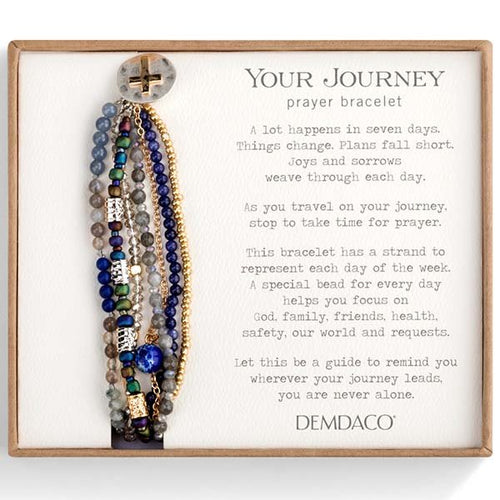 Bracelet - Your Journey: Prayer - Beaded Love - Multiple Color Options