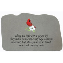 Load image into Gallery viewer, Cardinal Garden Stone~Those We Love..."