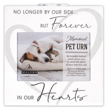 Load image into Gallery viewer, Pet Urn - "No longer by my side..." - 4.5" X 3" Photo