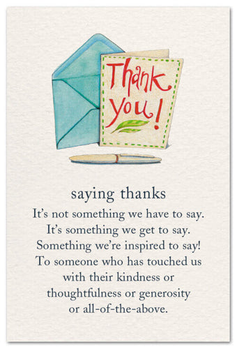 Greeting Card - Thank you - 