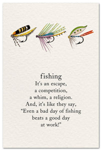 Greeting Card - Many Occasions - "Fishing"