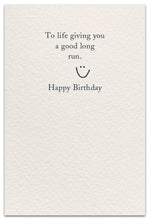 Load image into Gallery viewer, Greeting Card - Birthday - &quot;Running...&quot;