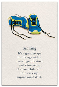 Greeting Card - Birthday - "Running..."