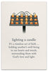 Greeting Card - Support & Encouragement - "Lighting a candle..."
