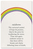 Greeting Card - Support & Encouragement - "Rainbows"