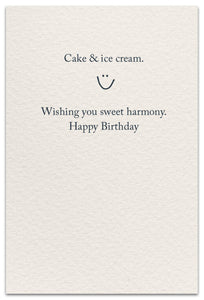 Greeting Card - Birthday - "The ancient symbol of harmony..."