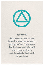 Load image into Gallery viewer, Greeting Card - Support &amp; Encouragement - &quot;Recovery&quot;