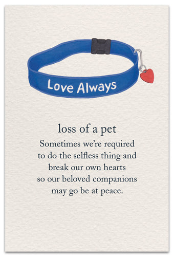 Greeting Card - Pet Condolence