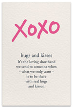 Load image into Gallery viewer, Greeting Card - Many Occasions - &quot;Hugs and Kisses&quot;