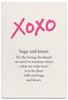 Greeting Card - Many Occasions - "Hugs and Kisses"
