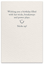 Load image into Gallery viewer, Greeting Card - Birthday - &quot;Hockey&quot;