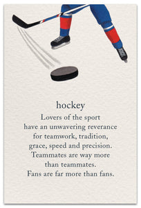 Greeting Card - Birthday - "Hockey"