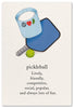 Greeting Card - Many Occasions - "Pickleball"