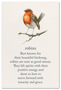 Greeting Card-Birthday "Robins"