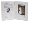 Picture Frame - First Communion - Hinged - 4.5" X 2.5" Photo - 5" Height