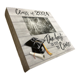Picture Frame - Class of 2024 - Wood Look - 4" X 6" Photo